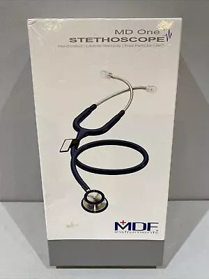 MDF MD One Stainless Steel Stethoscope Adult White Tubing MDF 777 • $22.12