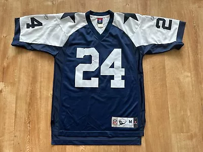 Dallas Cowboys Marion Barber Stitched Blue Men’s Medium Reebok Jersey NFL • $34.99