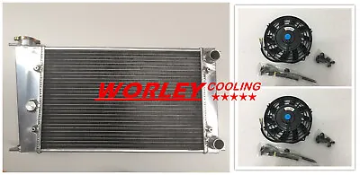 $250 • Buy TOP-FILL RADIATOR +Two Fans For VW GOLF MK1/CADDY/ SCIROCCO GTI SPEC 1.6 1.8 New