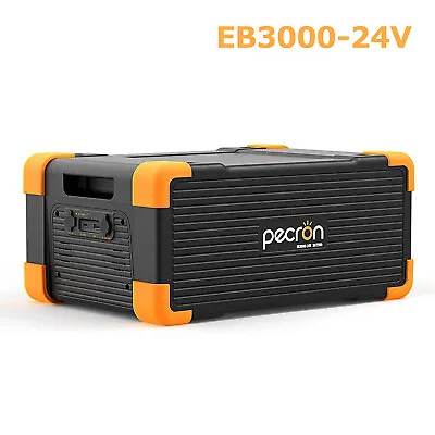 PECRON EB3000 3072Wh Expansion LiFePO4 Battery For E2000LFP Portable Generator • $1099