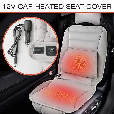 For Mercedes-Benz Heated Seat Cover Pad Winter Warming Pad With Lumbar Support • $68.99