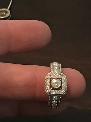 Leslie & Penny Penny Preville Diamond And White Gold Ring ~ Estate Piece • $2500