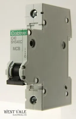 £12.05 • Buy Crabtree Loadstar - 6HS40C - 40a Type C Single Pole MCB Latest Model Used