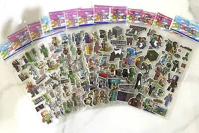 $4.09 • Buy Minecraft Lego Stickers Party Bag Kids Gift 6 Sheets