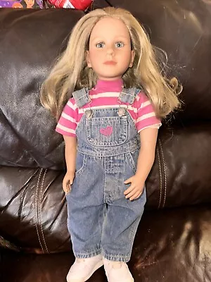 Vintage 1999 MY TWINN 23  Inch Poseable Doll Blonde Hair Blue Eyes Clothes Shoes • $34.50