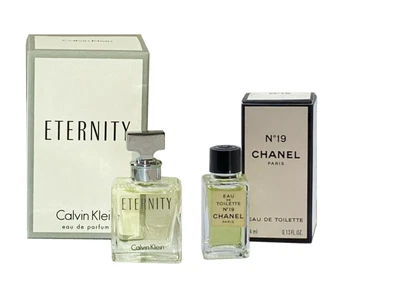 £29.99 • Buy Mini Miniature Chanel #19 Eternity Calvin Klein Women Perfume
