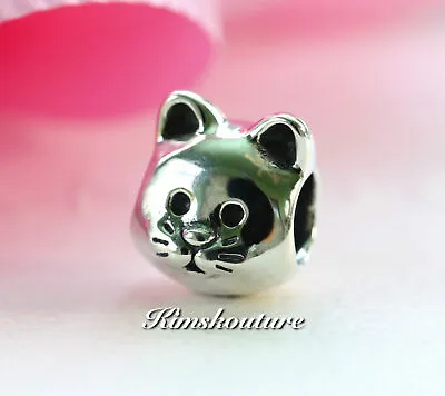 $24 • Buy Authentic Pandora CURIOUS CAT Sterling Silver Charm 791706