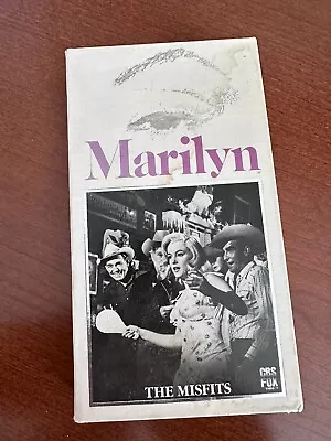 VHS Tape ~ The Misfits (VHS 1987) Marilyn Monroe Excellent Condition ~ Tested • $3.95