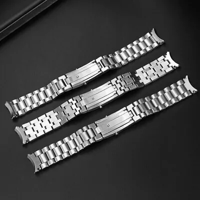 20mm /22mm For Omega Seamaster 300 Planet/Ocean/Speedmaster Solid Steel Band Arc • $42.99