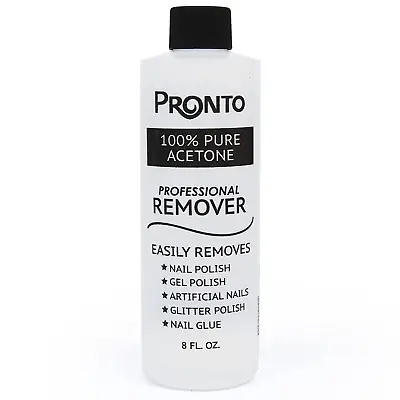 100% Pure Acetone - Quick Professional Nail Polish Remover - For Natural Gel  • $15.96