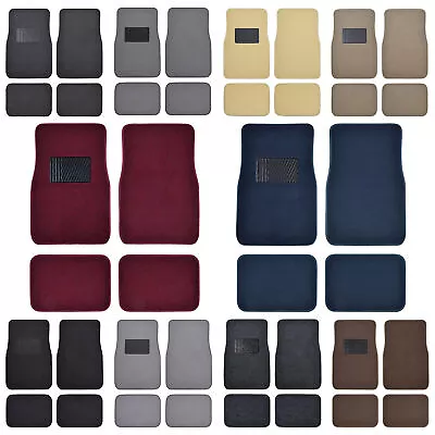 Carpet Floor Mats For Car Auto Truck SUV 4pc Front/Back Liner Rug Protector Set • $22.90