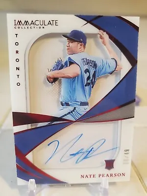 2021 Panini Immaculate Signatures /49 NATE PEARSON #SS-NP Rookie Auto RC Card SP • $15