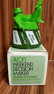 Vintage Avon Weekend Decision Maker Tai Wind After Shave W Original Box... • £12.52