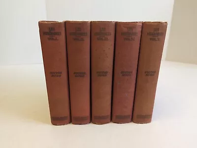 1887- Les Miserables- Victor Hugo- 5 Vol Set- Little Brown And Company Free Ship • $99.99