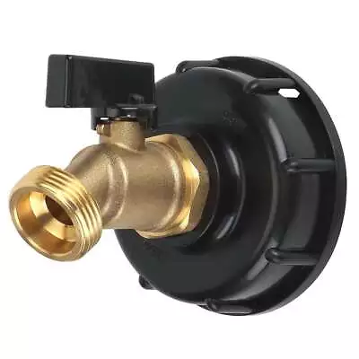 275 330 Gallon IBC Tote Water Tank Drain Adapter 2 Cam Lock For 3/4  Garden Hose • $13.59