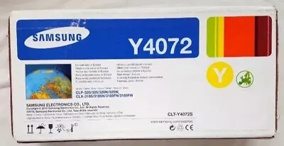 Original Samsung CLT-Y4072S / Y4072 / 4072 Yellow Toner For CLP320/325/CLX3185 • £42