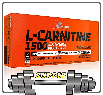 Olimp L-CARNITINE 1500 Extreme Mega Caps Fat Burner Weigh Loss Slimming Diet  • £9.19