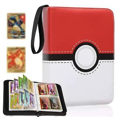 400 Pockets Cards Album Holder Storage Case Bag Binder Capacity Collector Folder • $26.89