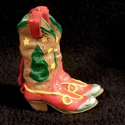Fancy Western / Cowboy Boots Christmas Ornament • $4.95