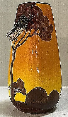 Jerome Massier Specimen Flower Vase La Cigale Cicada Motif • $135