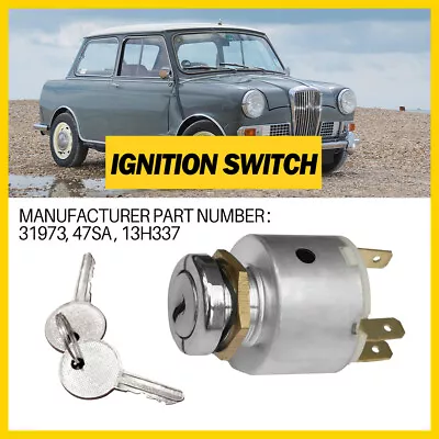 Ignition Switch 3 Position & 2 Keys For MINI MGB TRIUMPH AS LUCAS 31973 47SA UK • $14.92