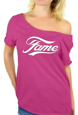 Fame  Off The Shoulder T Shirt Fancy Dress Hen Party  • £9.99