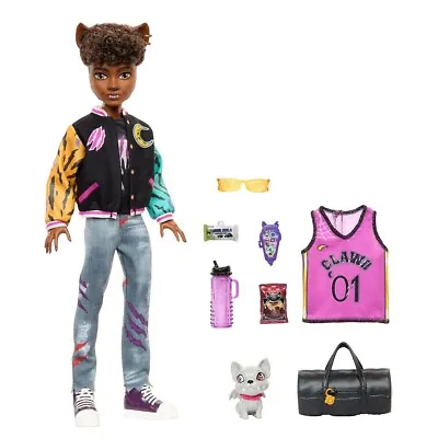 Mattel • MONSTER HIGH • CLAWD WOLF Doll Set With Accessories • Ships Free • $48.55