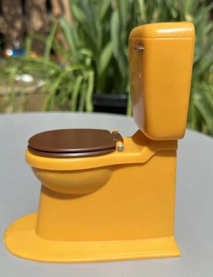 £5 • Buy Sindy Doll ~ Vintage Orange Toilet ~ 1970's ~ Pedigree Brand