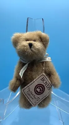 Boyds Miniature Message Bear Friends Ribbon Jointed 2006 Hang Tag • $29.99