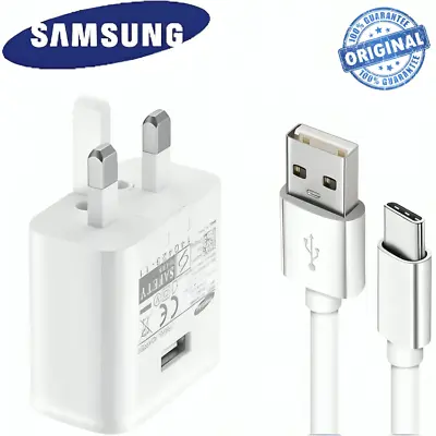 For Samsung Galaxy Phones Genuine 25W Super Fast Charger Adapter Plug & Cable UK • £2.45