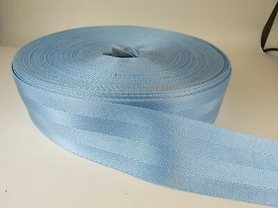 2 Inch Wide 15 Feet BABY BLUE 4 Panel/bands Lightweight Nylon Webbing Crafts • $12.99