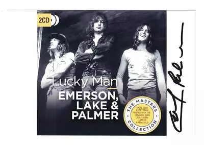 Carl Palmer Signed Autographed 4 X 6 Photo Drummer Emerson Lake & Palmer Asia A • $37.99