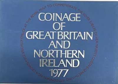 1977 Royal Mint Coinage Of Great Britain And Northern Ireland Proof Coin Set • £11.99