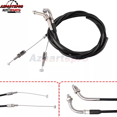 Throttle Cable Push & Pull Set For Honda Shadow 500 700 800 1100 ACE 750 1100 • $13.94