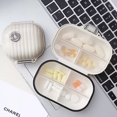 Daily Travel Pill Box Organizer Case 7 Compartments Dispenser Case Portable UK • £0.99