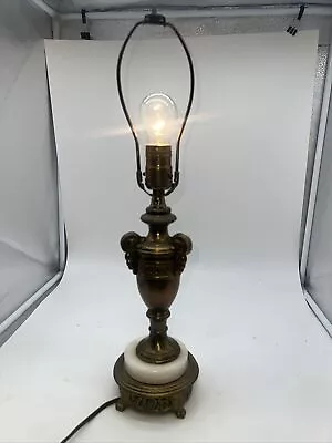 Heavy Vintage Leviton Brass Table Lamp 20” Tall • $36.20