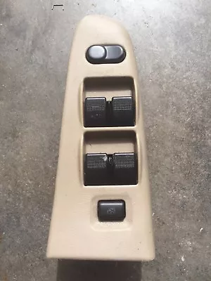 98-02 Mazda 626 Oem Lh Front Power Window Switch+bezel Tan • $19.50