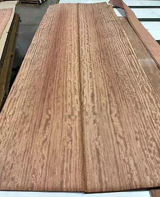 Bubinga Raw Wood Veneer 2 Sheets 112'' X 18'' 233AA • $34.99