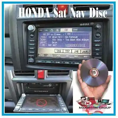 Honda Sat Nav Map LegendAccordCRVCivic(IMA)CR-ZInsight  Latest Update DVD • £18.53