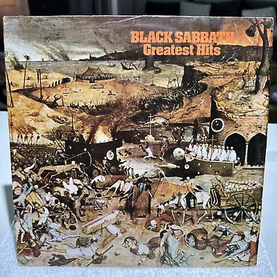 Vintage Black Sabbath Greatest Hits 1977 NEMS NEL 6009 Rock Vinyl LP VG+/VG • $15.76