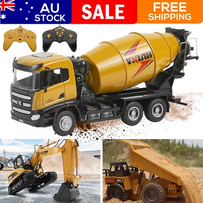 Remote Control Excavator Digger Control RC Truck Vehicle Kids Christmas Gift Toy • $39.99