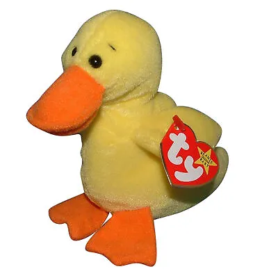 Ty Beanie Baby Quackers - MWMT (Duck 1994) • $13.89
