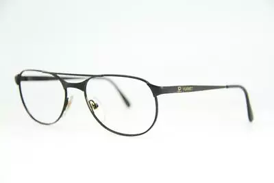 Vuarnet Retro Pilots Eyeglasses 042 Matte Black Metal 1990's Handmade In France • $31.36