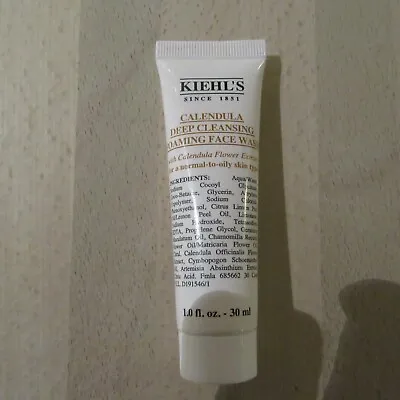 £6 • Buy Kiehl's  Calendula Deep Cleansing Foaming Face Wash - 30ML.