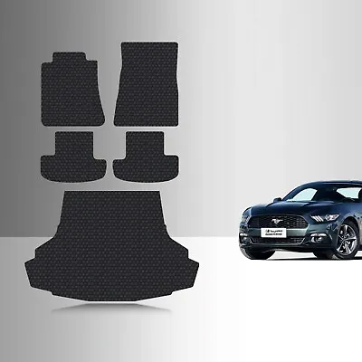 ToughPRO Full Set Floor Mats Black For Ford Mustang No Speaker 2015-2019 • $134.95