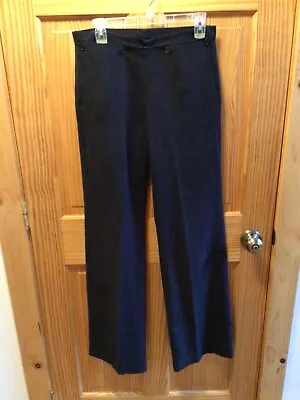 Amish Mennonite Hand Made Black Corduroy 5-Btn Pants W30 GREAT Plain Clothing • $13.99