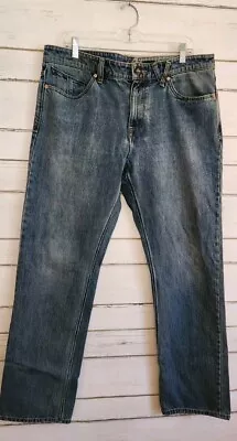 Sz 36 Reg. Straight Leg VOLCOM 'kincade' Jeans • $18.52