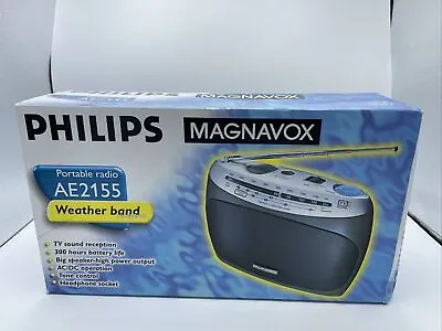 Vintage Philips Magnavox AE2155 Portable Radio Weather Band Antenna AC/DC • $31.95