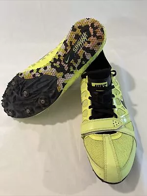 £21.53 • Buy Nike Zoom Rival S Racing Track Field Yellow Sprint Shoes Sz 9.5