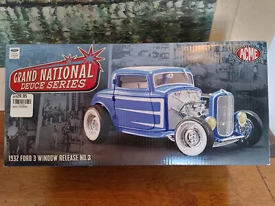 ACME Grand National Deuce Series 1932 Ford 3 Window Release No.3 Diecast 1/18. • $149.99